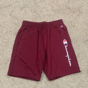 Champion Men's Burgundy Athletic Shorts